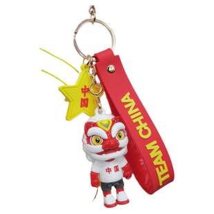 德胜狮玩偶多功能挂饰 钥匙扣TEAM CHINA中国国家队 官方旗舰店