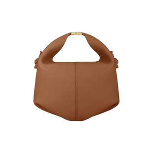 【礼物】Polene波灵恩Béri 驼色荔枝牛皮手提斜挎包