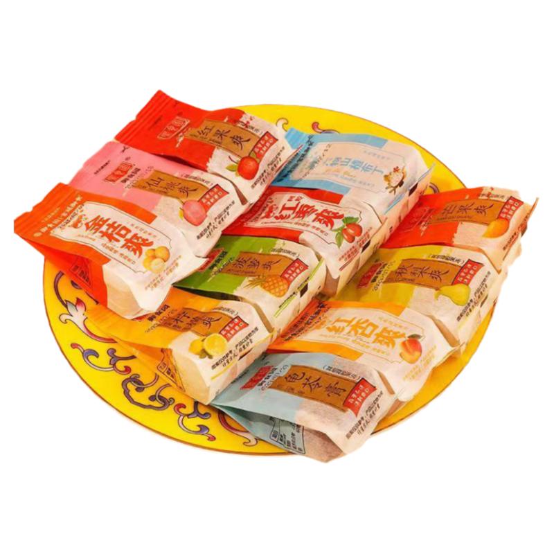 御食园果冻爽500g特产大果冻含果肉什锦水果味休闲零食小吃布丁