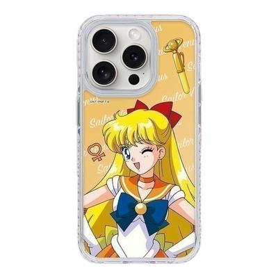 THE HOOD美少女战士联名 爱野美奈子适用苹果iPhone16/15/14/Plus/Pro/Max磁吸情侣气垫防摔手机壳镜面保护壳