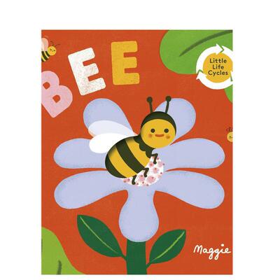 【预售】【小小生命周期】蜜蜂英文儿童绘本动物生态环保进口原版书纸板书Little Life Cycles: Bee Maggie Li著Templar Publishi