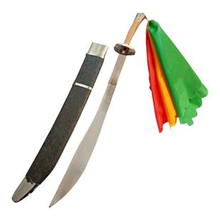 儿童武术刀剑训练练功单刀中华花刀未开刃陈氏太极刀表演软刀响刀