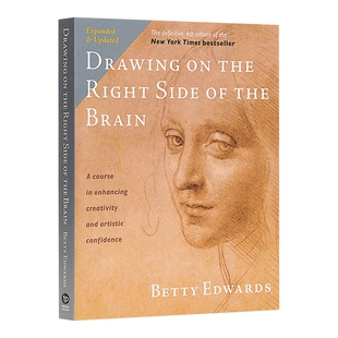 英文原版 像艺术家一样思考 五天学会绘画 Drawing on the Right Side of the Brain 第4版 加州大学艺术教授贝蒂·艾德华
