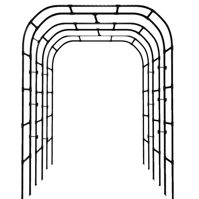 拱门花架爬藤架月季藤架葡萄架子植物庭院花园户外拱形攀爬花支架