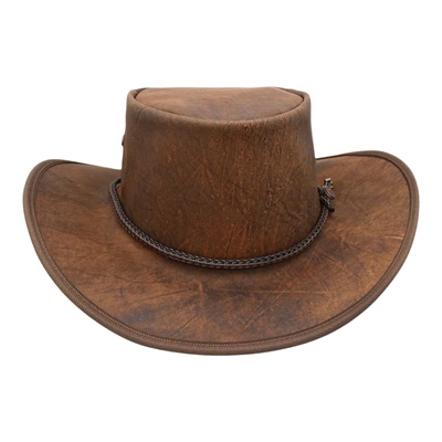 澳洲产kakadu防晒防水打蜡袋鼠皮真皮复古西部牛仔帽大檐帽骑马帽