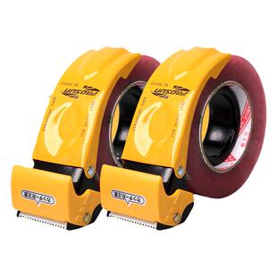 全新升级胶带切割器打包器封箱器大号加厚金属手握式铁质手动快递物流大胶纸机封口胶布5cm6cm宽透明胶带封箱