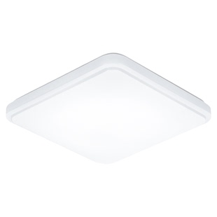 led吸顶灯 正方形 卧室灯便宜简单 现代简约全白过道阳台房间灯具