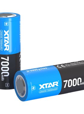 XTAR26650锂电池大容量7000MAH