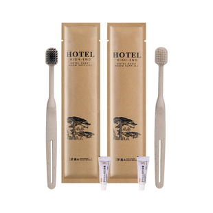 宾馆一次性洗漱用品套装高档民宿一次性牙刷带牙膏五星级酒店专用