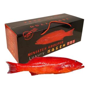 深海东星斑礼盒年货送礼伴手礼宁波舟山高档海鲜鲜活冷冻红石斑鱼