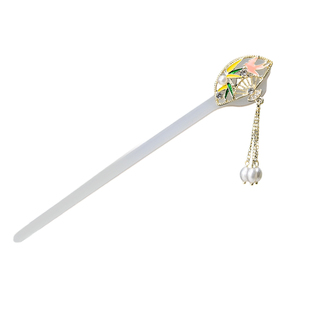 古风发簪子新中式流苏步摇旗袍仿玉高级感汉服配饰品盘头发礼物女