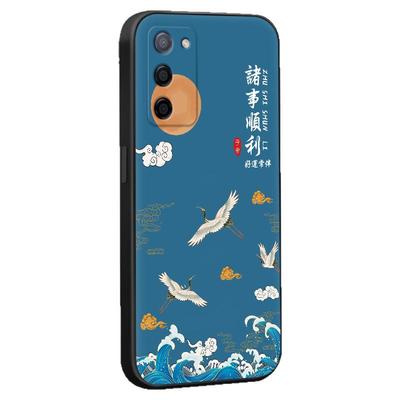 秋昊适用于oppoa56镜头全包手机壳pfvm10全包男女保护套opop欧珀a55软硅胶新款外壳oopa55s时尚复古国潮风a56