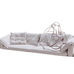 大象耳朵飘窗沙发轻奢飘窗垫定制窗台垫网红阳台垫定做