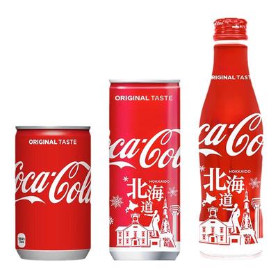 日本进口CocaCola可口可乐夏日碳酸汽水冰饮品网红解暑快乐水饮料