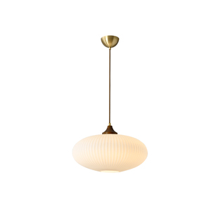 美式简约法式轻奢中古风餐厅书房楼道玻璃吊灯卧室床头灯高级感