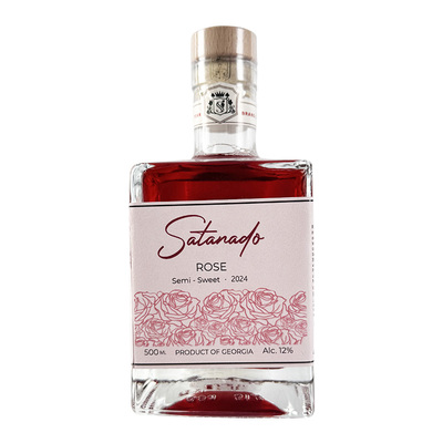 格鲁吉亚萨塔娜多桃红半甜红酒