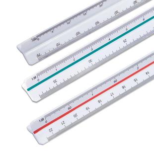 金丝猴三棱尺比例尺大学工程机械室内建筑设计服装放大测量制图绘图画图专用学生高精度三菱绘图尺平行尺尺子