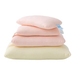 儿童A类贝贝柔糯感枕芯 全棉针织羽丝棉Q弹无荧光回弹力好幼儿枕