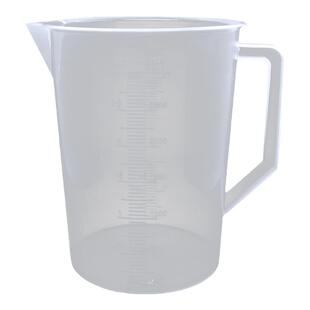 鱼缸换水用塑料量杯透明带刻度水族化盐换水量杯药品稀释计量杯