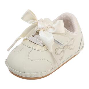 2026春季新款一岁女宝宝学步鞋软底6到12个月婴儿公主鞋子一阶段8