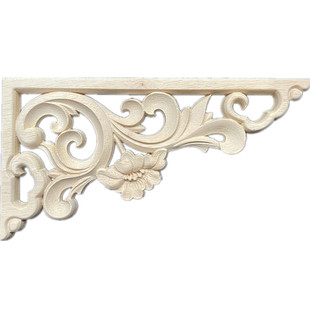 东阳木雕木制中欧式实木角花贴花镂空电视背景墙装饰家具仿古新品