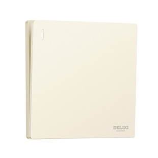 德力西官方旗舰奶油风开关插座面板春雨哑光磨砂16A五孔鹅绒黄