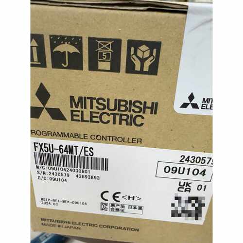 询价下单全新未拆封三菱FX5U-64MT/ES可编程控制器