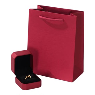 八角首饰盒戒指项链手镯手链项圈收纳盒结婚三金五金猪牌包装新款