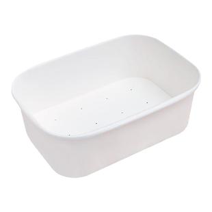 一次性长方形卷边纸杯现烤面包纸托盒耐高温透气芝士炼乳烘焙模具