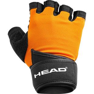 HEAD海德运动手套 男女健身半指防滑护手夏季透气薄款健身房儿童