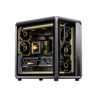AMD锐龙9600X/9700X/7800X3D/9800X3D/9850X3D/9950X3D无内存无硬盘无显卡主机微星海景房乔思伯X400整机