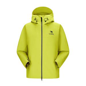 雨神户外冲锋衣骆驼硬壳登山服