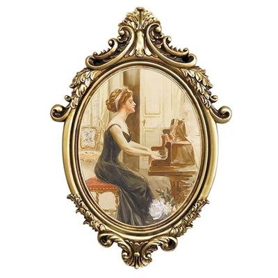 复古森林欧式相框画框装饰盘家居民宿墙面装饰文艺轻奢壁挂照片墙