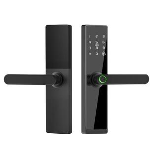 木门指纹锁房门密码锁卧室门办公室智能锁把手分体锁通用型电子锁