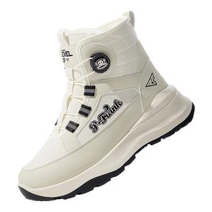 大嘴猴情侣雪地靴男女款加绒加厚东北棉鞋2025新款高帮保暖防寒鞋