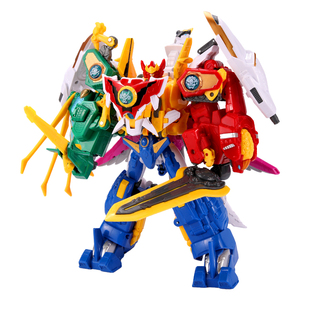 神兽金刚玩具4邦宝历险记6合体机器人变形模型麒麟青龙金刚男孩