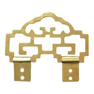 大字画框国画框双喜花挂钩十字绣框墙吊挂中式复古五金配件金铁挂