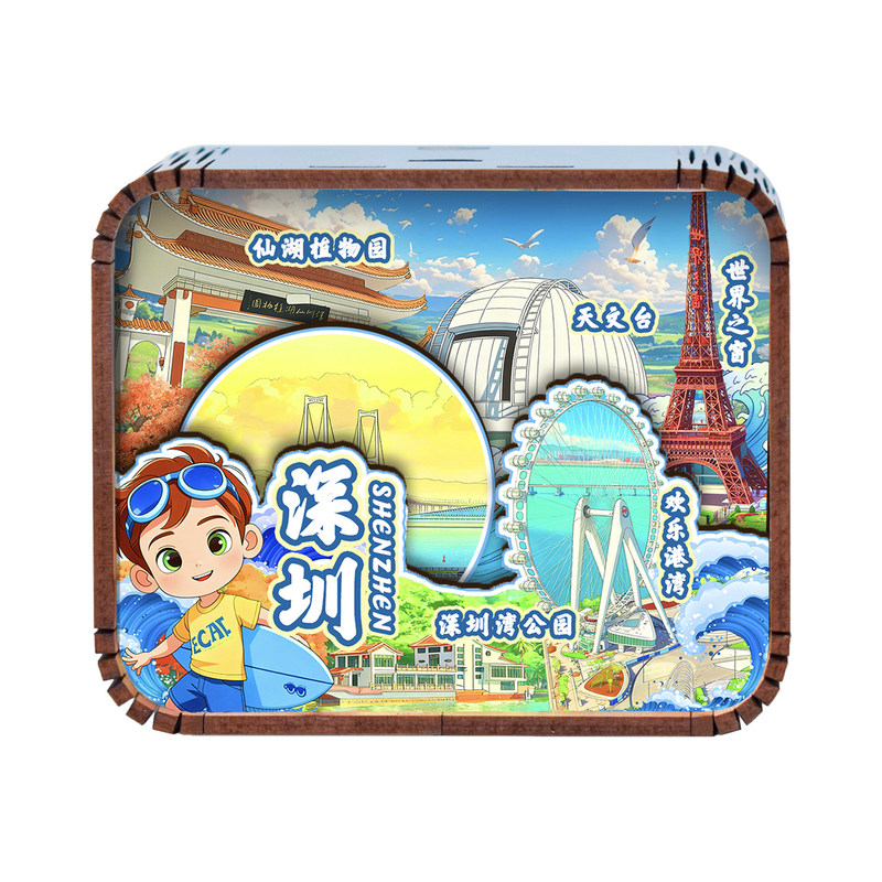 世界之窗文创木制音乐盒可定制