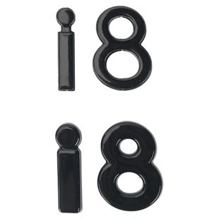 适用于理想i6 i8车标黑化前机盖标尾门后尾标车贴字标改装配件丫