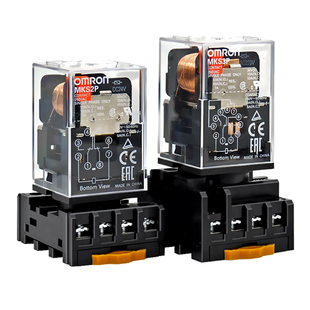 正品欧姆龙OMRON通用功率继电器MKS2P/3P DC24V AC220替MK2P/3P-I