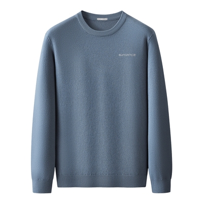 【含羊毛&含莱赛尔】圣得西男款圆领套头针织毛衫2025年冬季新款