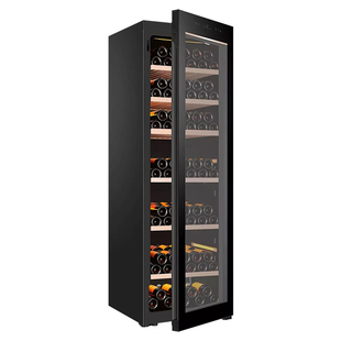 海尔378升红酒柜恒温葡萄酒柜378L冰吧196家用冷藏冰吧嵌入式冷柜