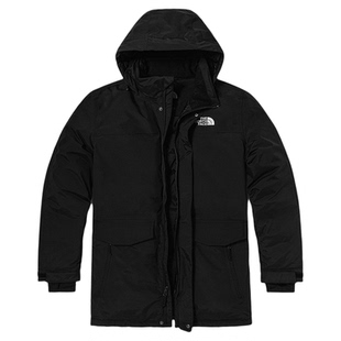 TheNorthFace北面中长款防水羽绒服男秋冬户外鹅绒保暖派克服4U81