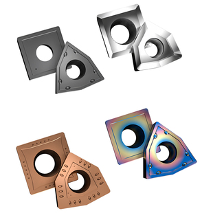 美日U钻SP四方刀片暴力钻专用数控刀粒不锈钢铝用钢用四角耐磨