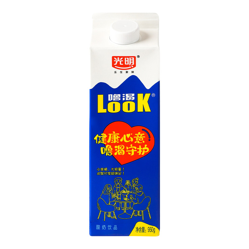 光明look酸奶餐厅超市同款
