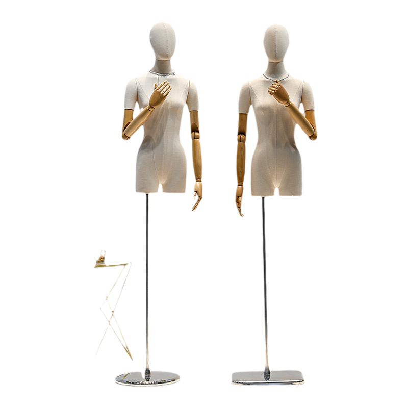 服装店高档竹节模特道具半身韩版