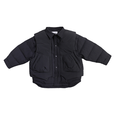 啦芙莱儿童羽绒服马甲套装两件套