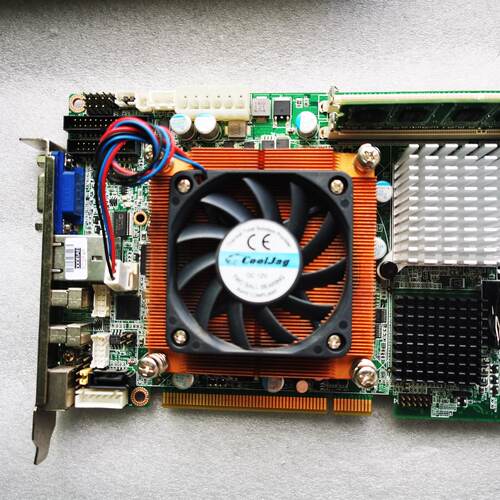 溢价-研华PCI-7020工控机主板，PCI半长卡