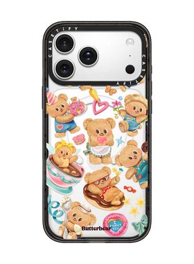 黄油小熊 x CASETiFY 联名 黄油小熊贴纸 适用于苹果iPhone17ProMax/17Pro/Air/16ProMax/16Pro手机壳
