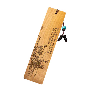 定制刻字红木质书签中国风高档礼盒套装故宫文创礼品紫檀木学生新年礼物送老外纪念品创意古风特色学生送老师